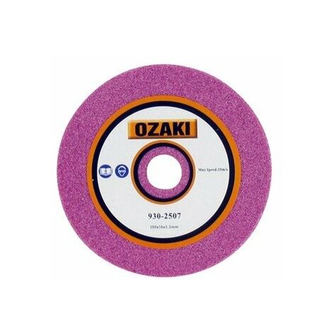 Meule à touret 100mm – Alésage 16mm – Épaisseur 3,2mm – Affûtage précis pour outils de coupe – Compatible Mini-Jolly
