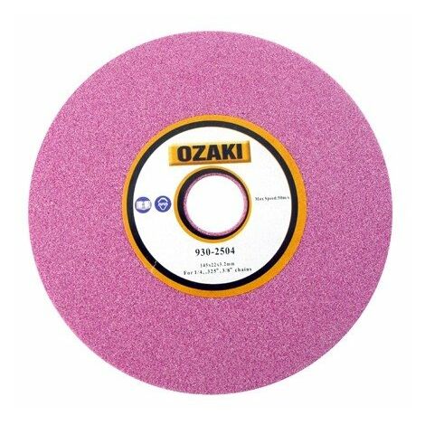 Meule à touret 145 mm – Alésage 22,2 mm – Épaisseur 3 mm – Pour affûtage précis de métaux durs
