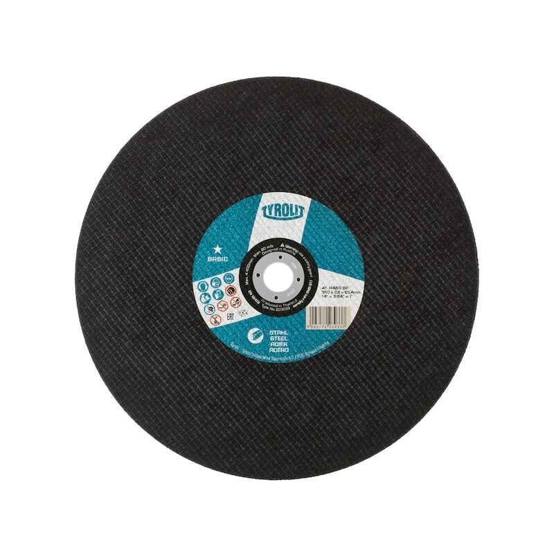 Tyrolit - Meule à tronçonner basic 41 - ø 350 mm - Épaisseur 2.8 mm