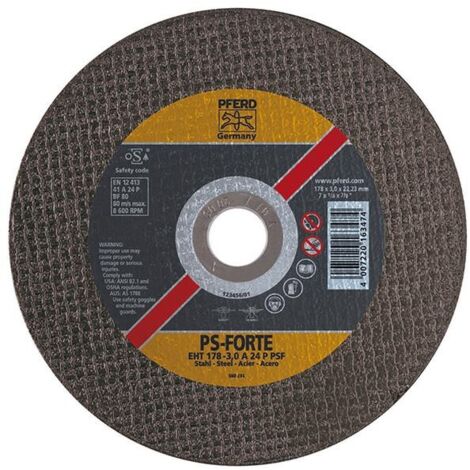 Meule à tronçonner coudée A46PPS 125x2,4mm PFERD 1 PCS