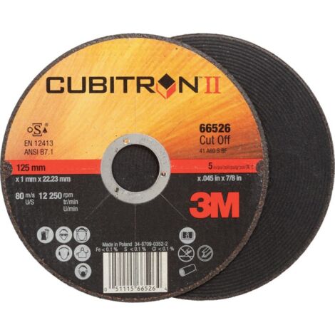Meule à tronçonner Cubitron II droite 180x1,6mm 3M 1 PCS