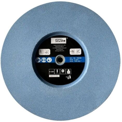 Meule abrasive 250 x 50 x 12 mm - G220 pour affûteuse G55227
