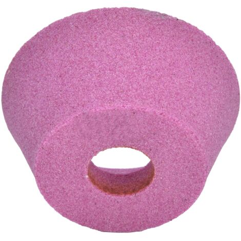 Meule abrasive bol en corindon chromé grain 60 pour affûtage outils et engrenages