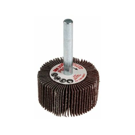 Meule abrasive, Dia. 40mm 3M, grain P60, Oxyde d'aluminium, 19000tr/min ( Prix pour Boîte de 10 )