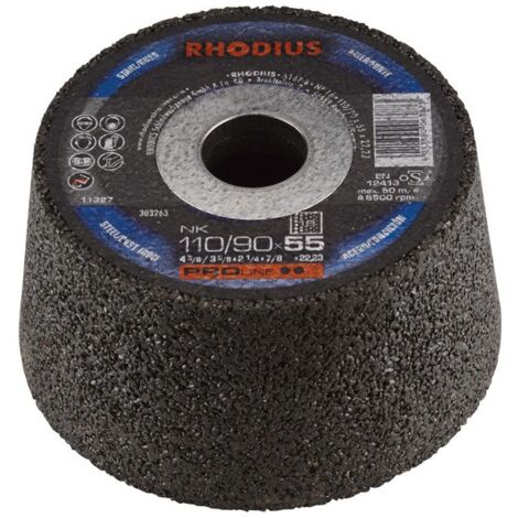 Meule abrasive NK 110/90 x 55 mm Rhodius