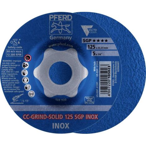 Meule CC-Grind Solid SGP INOX 125mm PFERD