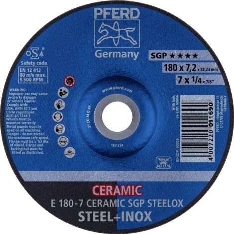 Meule coudé CO24QSG 180x72mm PFERD
