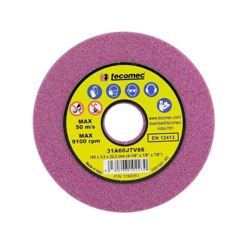 Meule d'affûtage 105x3,2x22mm UNIVERSEL FGP015145