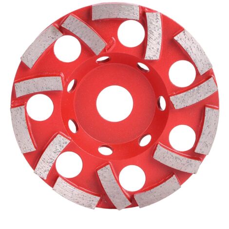 Meule de 125MM, Disque de meulage de Diamant de Corps en Acier, Pierre de meulage de Haute Concentration de Diamant traitée thermiquement pour la maçonnerie de meulage