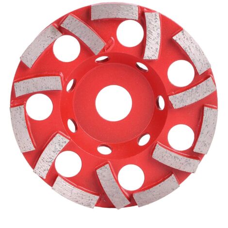 Meule de 125MM, Disque de meulage de Diamant de Corps en Acier, Pierre de meulage de Haute Concentration de Diamant traitée thermiquement pour la maçonnerie de meulage