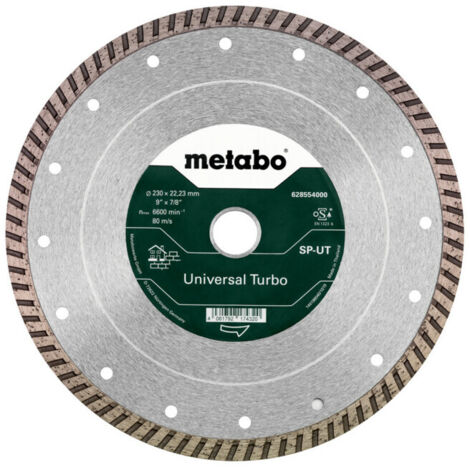 Meule de tronçonnage diamantée 230x22,23mm, SP-UT, Universal Turbo SP (628554000)