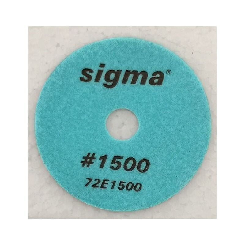 Meule diamantée Sigma 72E1500 grain 1500 avec velcro ø 100 pour polissage