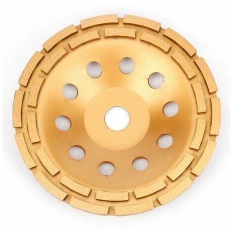 Meule diamantée 230 x 22,2 mm - Meule boisseau diamantée pour béton, granit, pierre, marbre, pierre, maçonnerie, brique, brut, béton ciré