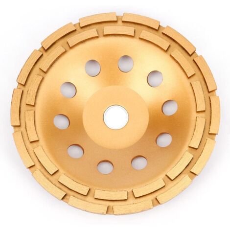 Meule diamantée 230 x 22,2 mm - Meule diamantée turbo pour béton, granit, pierre, marbre, pierre, maçonnerie, brique, béton brut, béton ciré