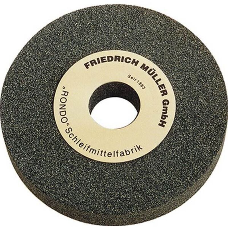 Muller - Meule en corindon normal, Dimensions : 200 x 32 x 51 mm, Grain 60, Dureté m