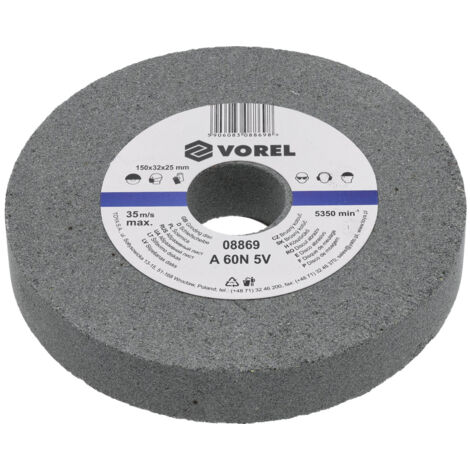 Meule fine VOREL 150 x 32 x 25 mm 08869