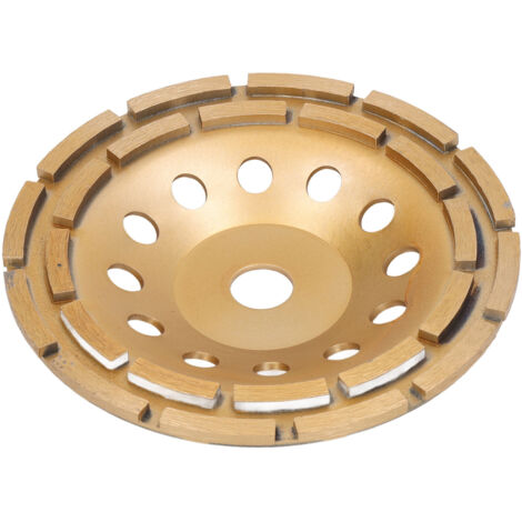 Meule haute efficacité lame tranchante diamant Double rangée disque pour béton ciment granit marbre 230mm/9.1in