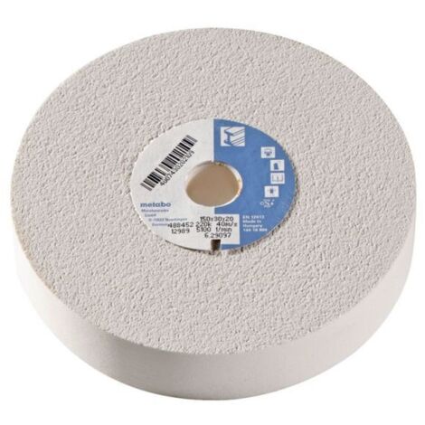 Meule Metabo 200 x 40 x 20 mm, 220 K, corindon brun, pour meuleuse double