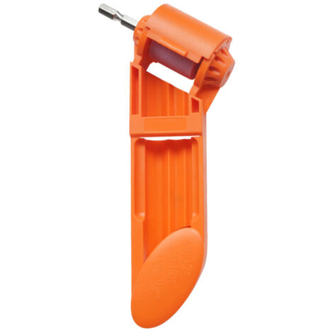Meule portable en corindon, affûteur de forets, outil d'affûtage pour perceuse électrique, orange