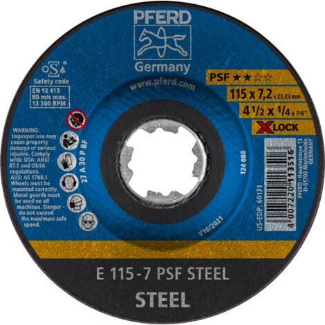 Meule PSF X-LOCKSTEEL 115x7mm Pferd