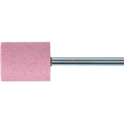 Meule sur tige cylindrique ZY, Type : ZY 2513, Ø x hauteur 25 x 13 mm, Taille de grains 30, Type de grain : AR, Ø de tige : 6 mm