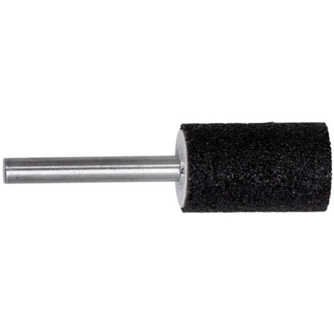 Meule sur tige en corindon brun 40 x 20 x 40 mm, queue de 6 mm, K 24, cylindrique metabo