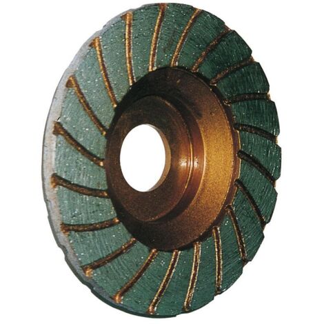 Meule tasse diamantee 100 mm pour meulage granit pierres 0833