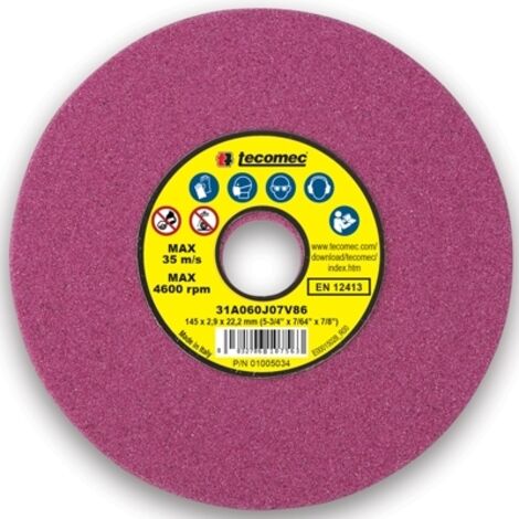 Meule Tecomec ET-K00204032 145x2 9x22 2 mm 1 unités