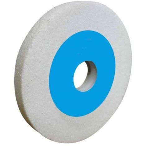 Meule Abrasive Pour Touret à Meuler 125x16x12.7mm - Corindon Blanc Grain 100# Pour Meulage Précis Et Rapide