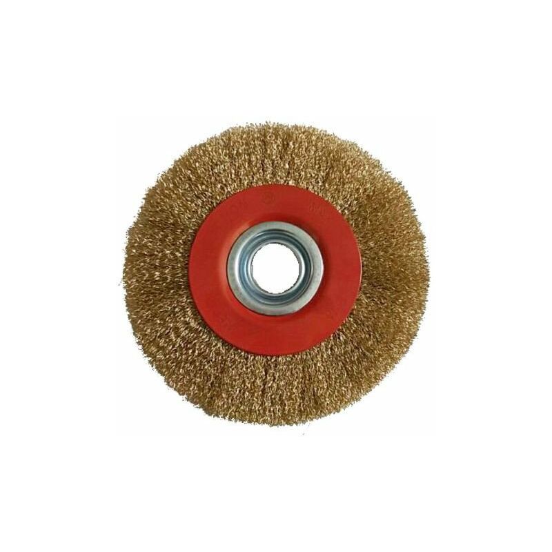 Optimum - Brosse métallique, Ø200x25, Ø32mm une 3107435 optimale