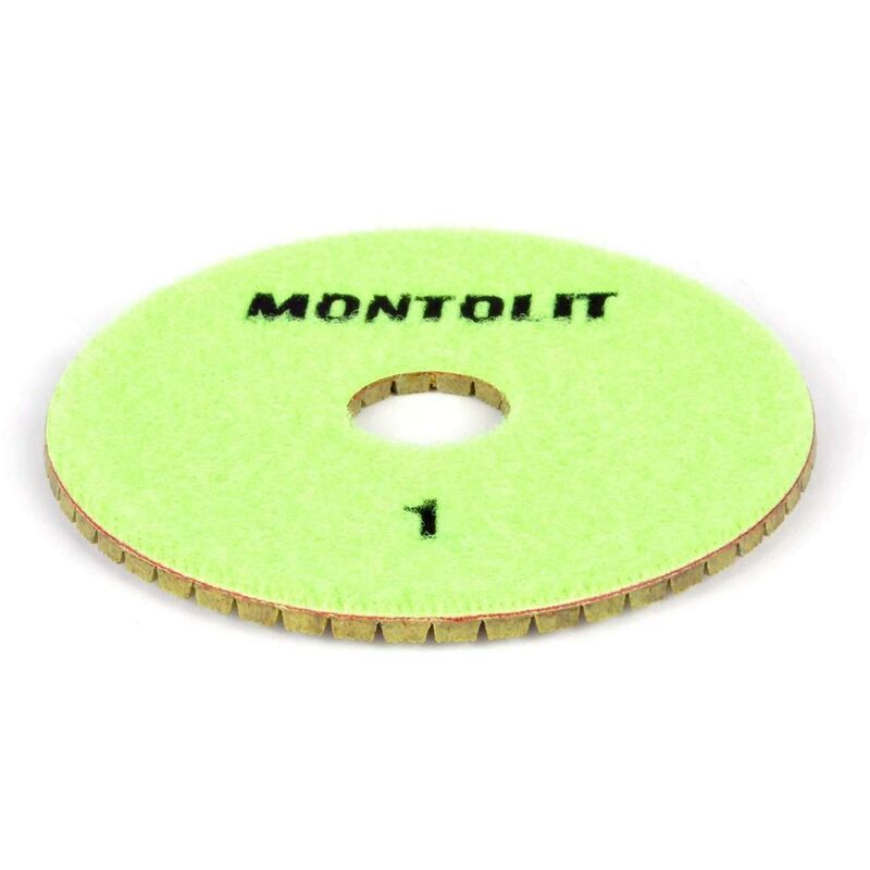 Montolit - meules RŽëSIN de diamant avec fixation velco PDR1