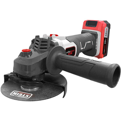 Meuleuse 115mm worgrip 20v pro batterie lithium 4.0ah
