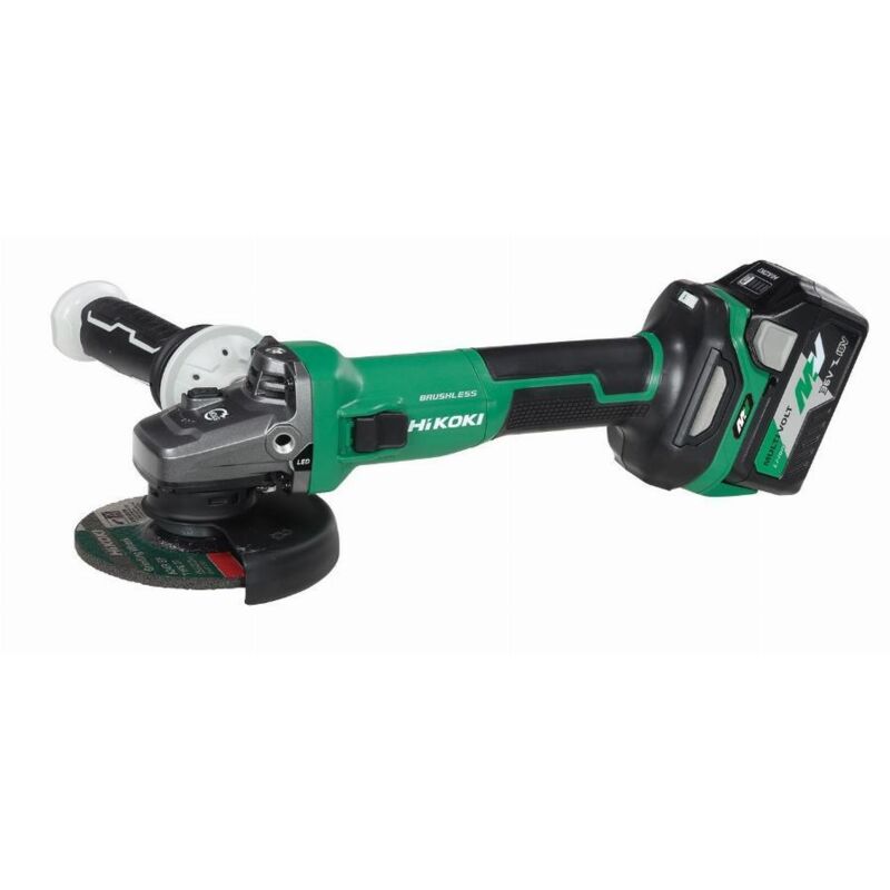 Meuleuse Ø125mm 36V Brushless avec interrupteur autobloquant – Vitesses variables Hikoki G3613DVEWQZ