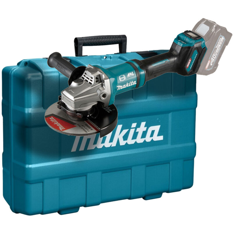Meuleuse 180 mm 40V Bluetooth Makita sans batterie, ni chargeur - coffret - GA037GZ