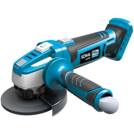 Meuleuse 20v (sans batterie ni chargeur) ø115mm 28,9x23,9cm koma tools batterie pro series.