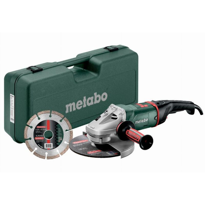 Meuleuse O230 Mm Metabo We 22 230 Mvt 1 Disque Diamant Coffret 690805000