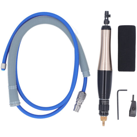 Meuleuse à crayon, outil pneumatique, Turbine 1/4 pouces, rectifieuse pneumatique ultrasonique alternative, 23000 tr/min pour le polissage des fichiers