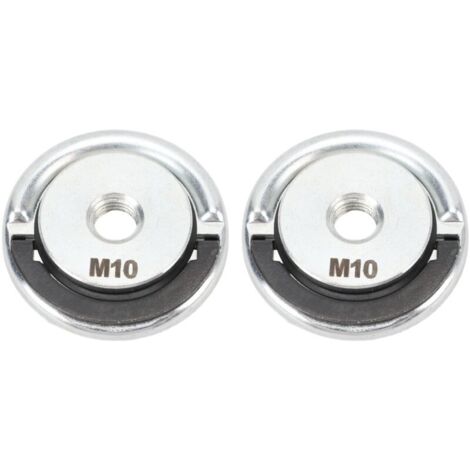 Meuleuse à Dégagement Rapide, écrou M10, 45mm de Diamètre, 9.5mm, Plaque de Pression de Serrage en Acier allié, Meule 2 Pièces