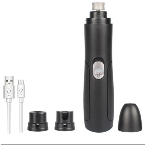 Meuleuse a Ongles pour Animaux de Compagnie, Tondeuse a Ongles Électrique Ultra-Silencieuse pour Chiens Meuleuse a Griffes Rechargeable pour Animaux Domestiques H688