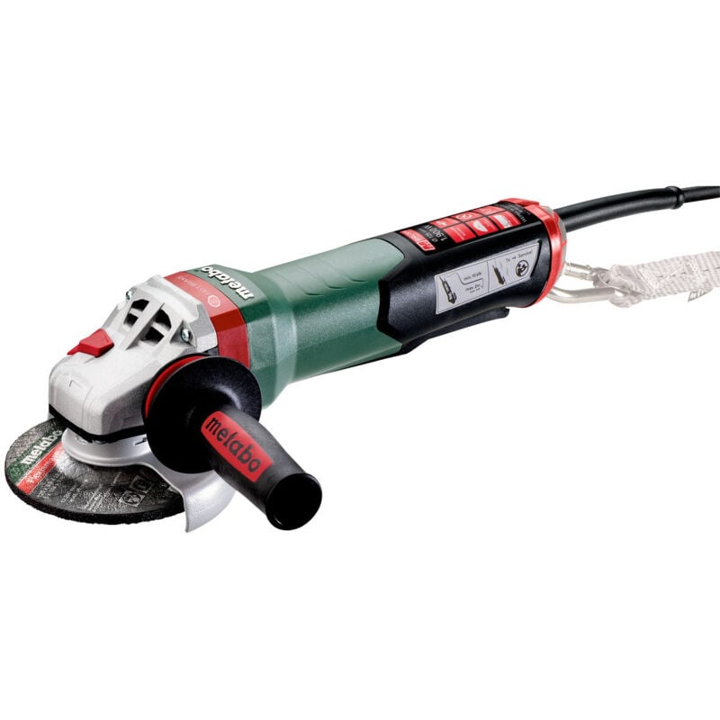 Meuleuse d'angle Metabo wepba 19-125 q ds M-Brush 1900W D125mm avec frein et écrou de serrage rapide