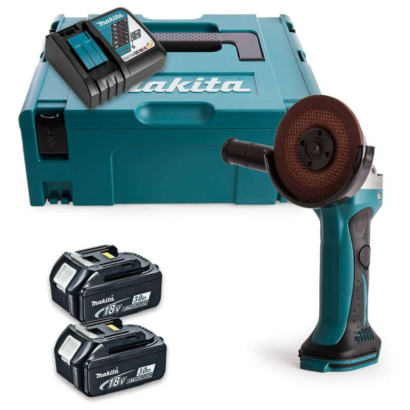 Meuleuse Makita DGA452RFJ 115mm 18V Sans fil - vue 3