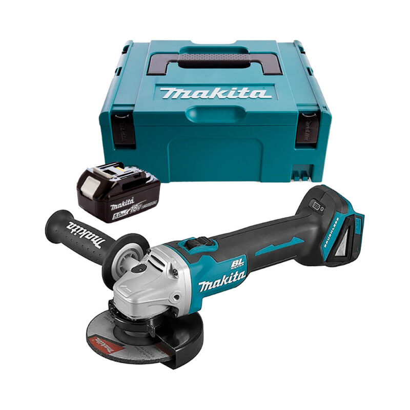 Meuleuse d'angle 125mm lxt 18V + 1x BL1850B + Makpac