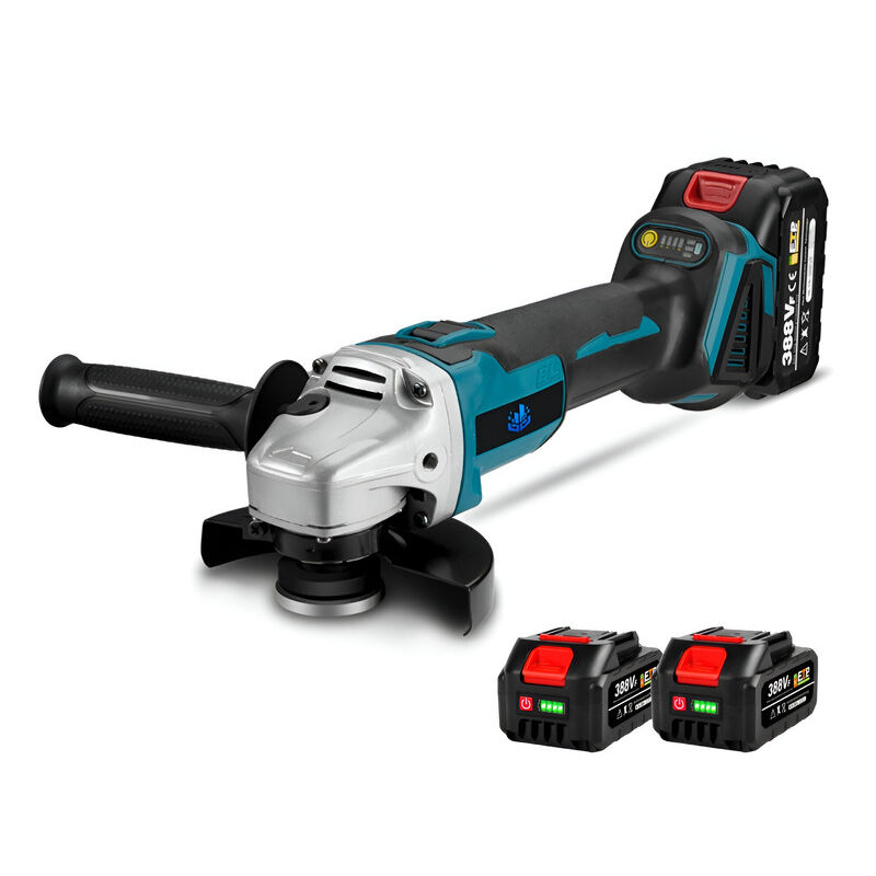 Meuleuse d'angle Ø125mm sans fil convient Pour Makita 18V batterie - avec 2 batterie