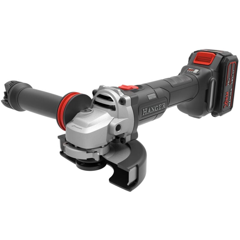 Meuleuse d'angle 18V GX18-8X5 125mm + 2 batteries 5Ah + chargeur + HangBoX Hanger 402001