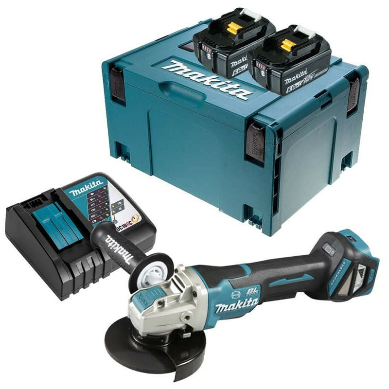 Meuleuse d'angle 18V lxt Ø125mm (2x6,0 Ah) en makpac Makita DGA519RGJ
