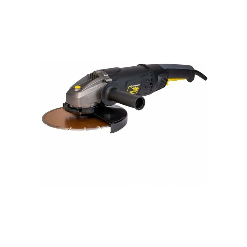 Meuleuse d'Angle 230mm 2200W + Disque Diamant Segment 230mm Steiner