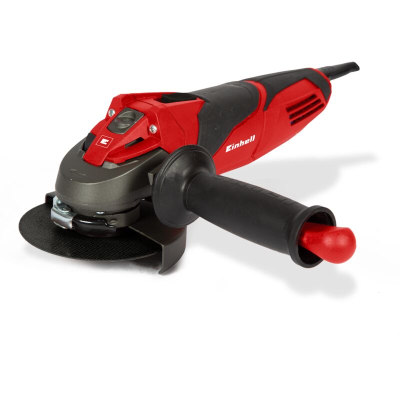 Meuleuse d'angle Ø115mm te-ag 115 (720 w, Longueur du câble : 3 m, Blocage de l'arbre, Livré avec poignée supplémentaire et clé à bride, sans disque)