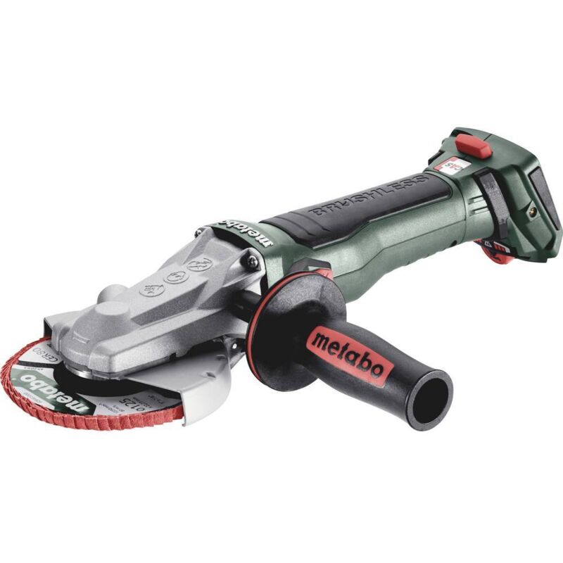 Meuleuse d'angle à tête plate sans fil wvbf 18 lt bl 11-125 Quick Metabo sans batterie, ni chargeur Metabo x - 601307840