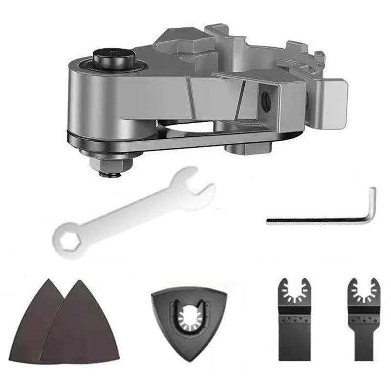 Meuleuse d'angle adaptateur de tête universel meuleuse d'angle complète en métal outil adaptateur oscillant pour le remplacement