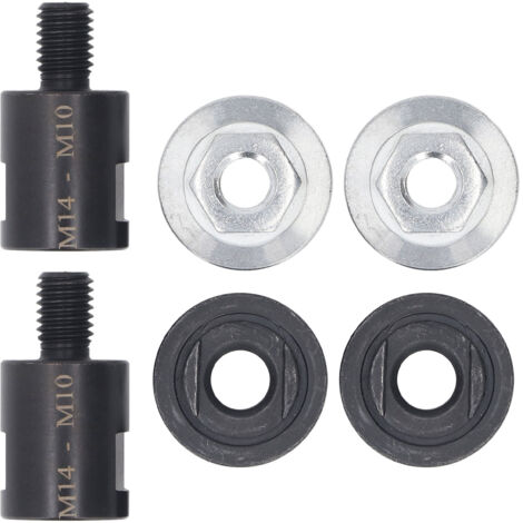 Meuleuse d'angle, adaptateur femelle à mâle, convertisseur en acier CVR pour disque de coupe, foret M14 M10, 2 jeux